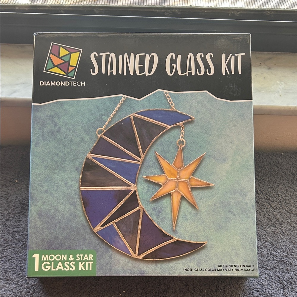 Diamond Tech Moon & Star Stained Glass Kit